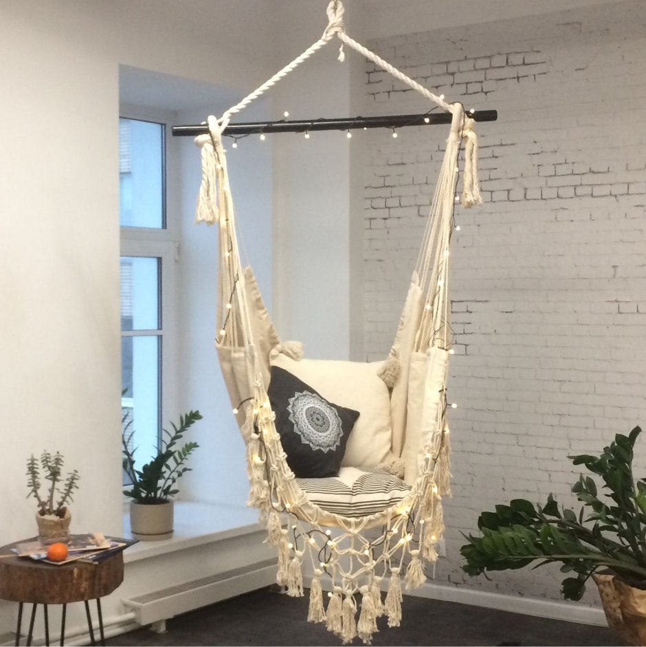 Кресло подвесное Garden Star, 120x80см, бежевый