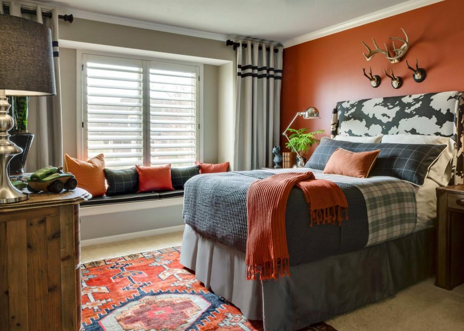 Спальня 15 кв в стиле лофт