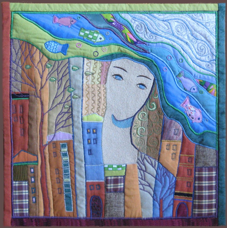 Текстильное панно Elena vdovitskaia