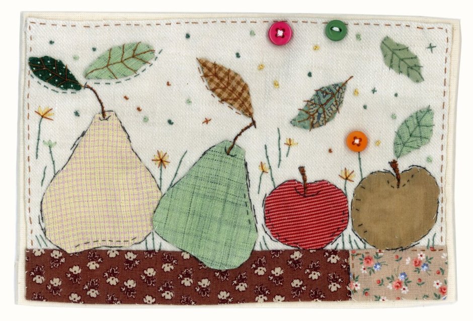 Аппликация из ткани