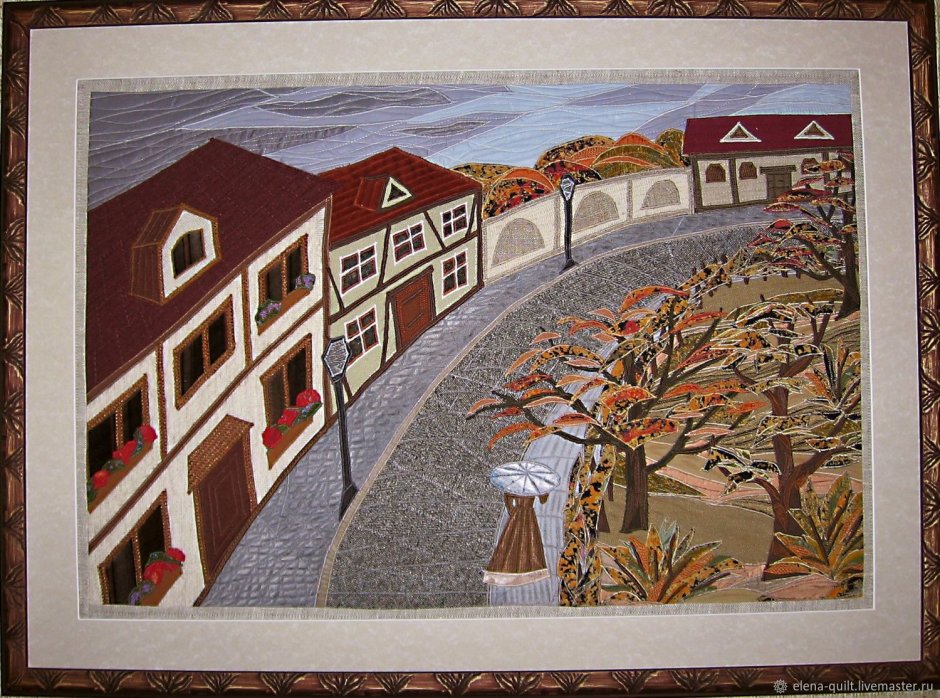 Текстильное панно на стену