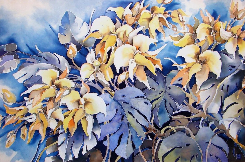 Холодный батик. Художник Василий Ярмин