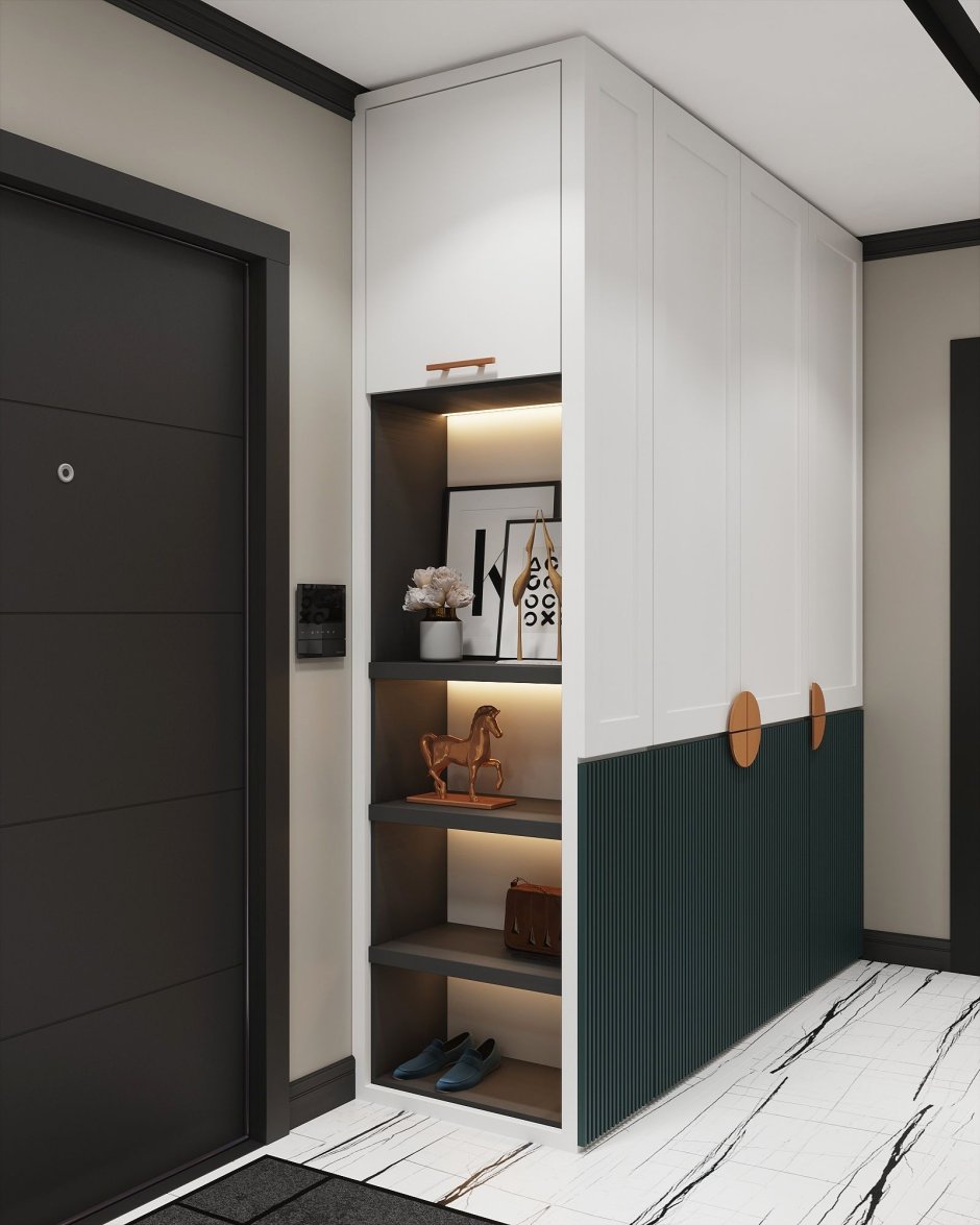 Стильная прихожая в студии