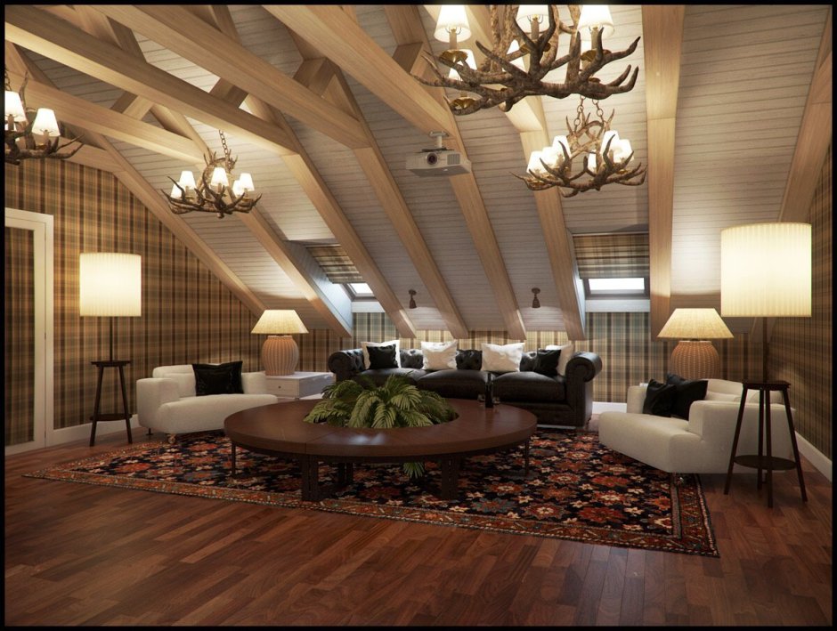 Светильники для мансардных потолков