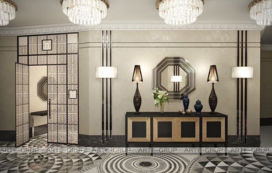 Пилястры в стиле ар деко