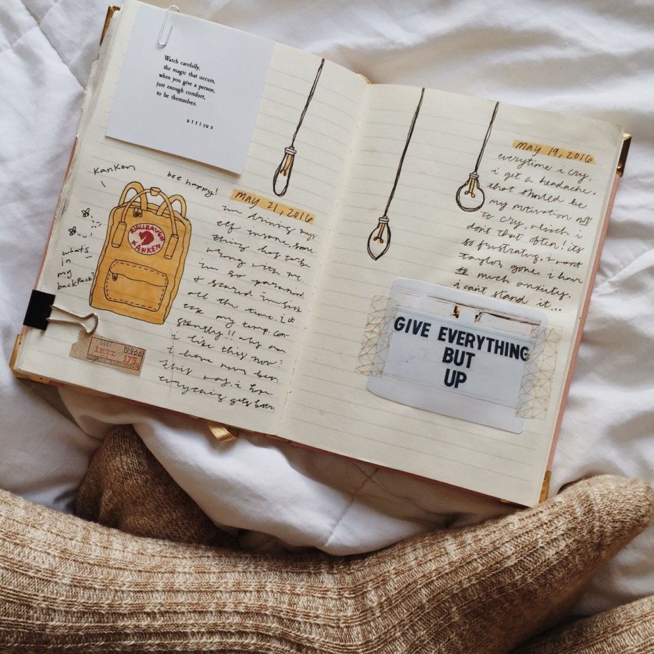 Bullet Journal книжный разворот