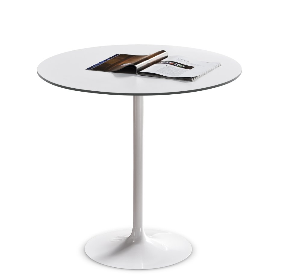 Журнальный столик круглый на одной ножке