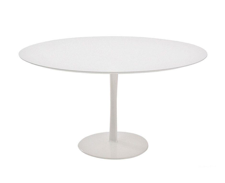 Стол круглый раздвижной на одной ноге