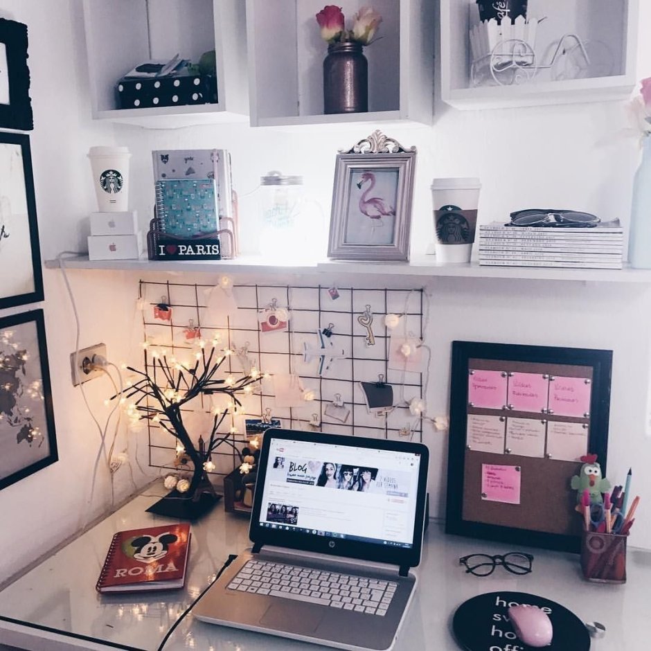 Уютная комната для учёбы