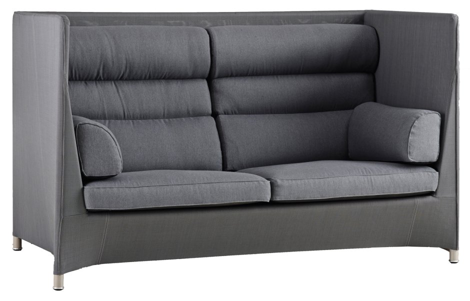 Диван с высокой спинкой