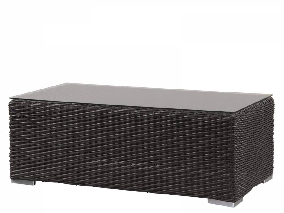 Кофейный столик из искусственного ротанга