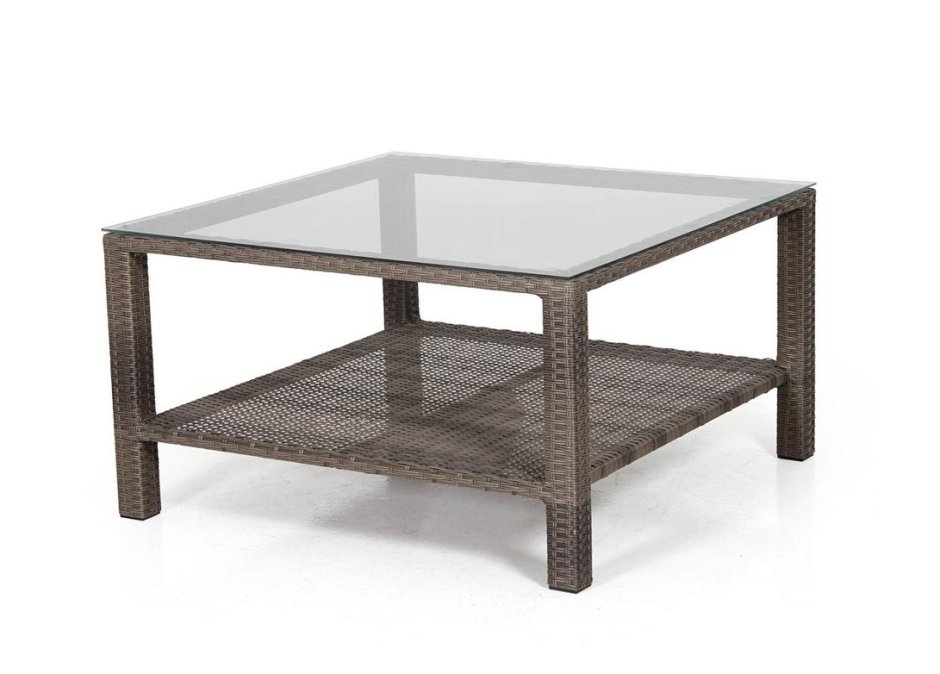 Комплект кофейный искусственный ротанг стол и 2 кресла; c008+c002