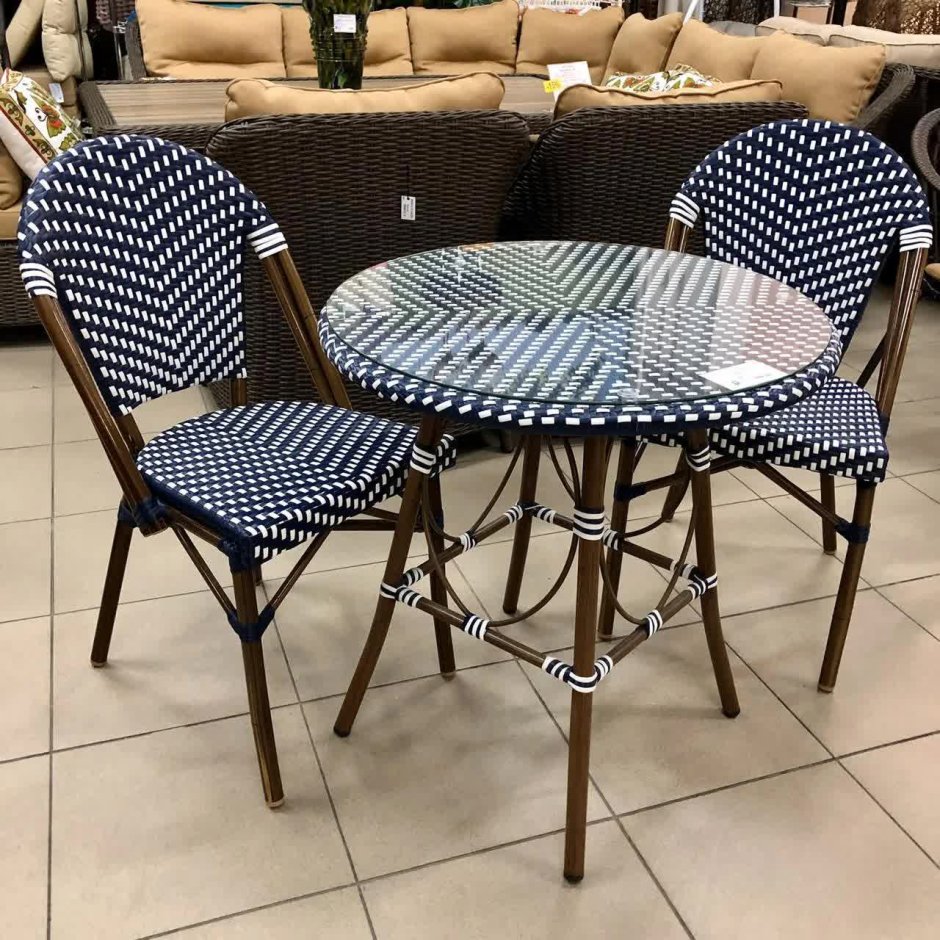 Evita стол журнальный искусственный ротанг