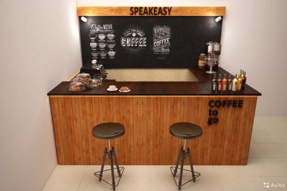 Барная стойка для кафетерия