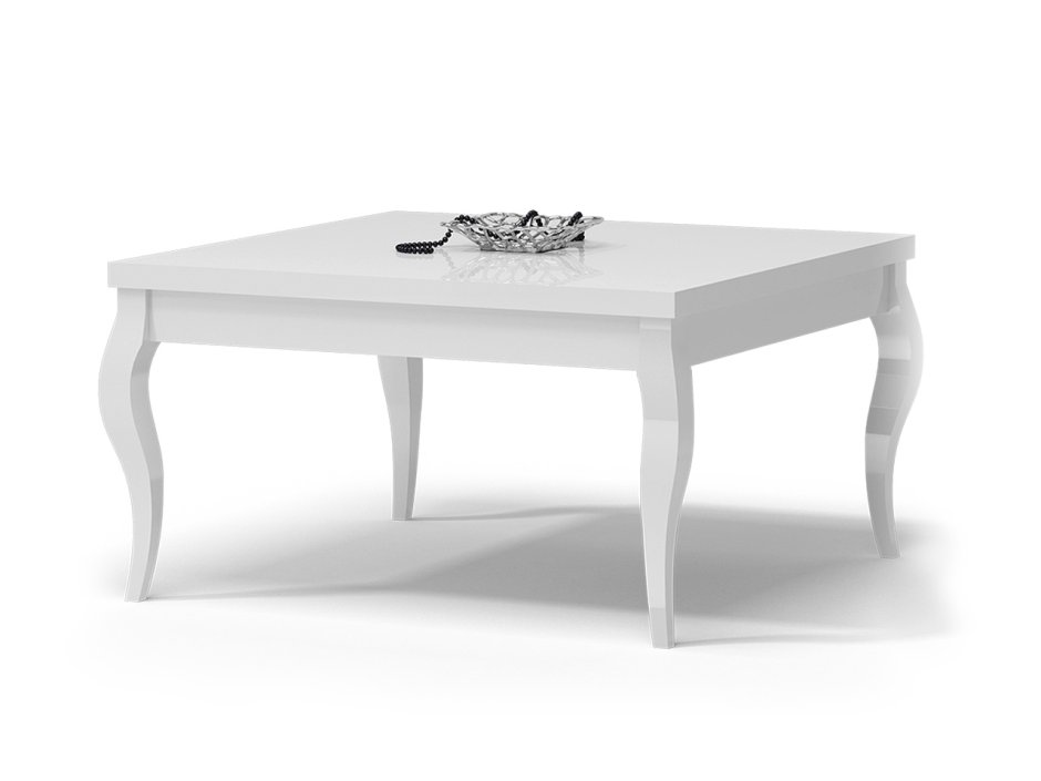 Журнальный столик белый глянец Модерн