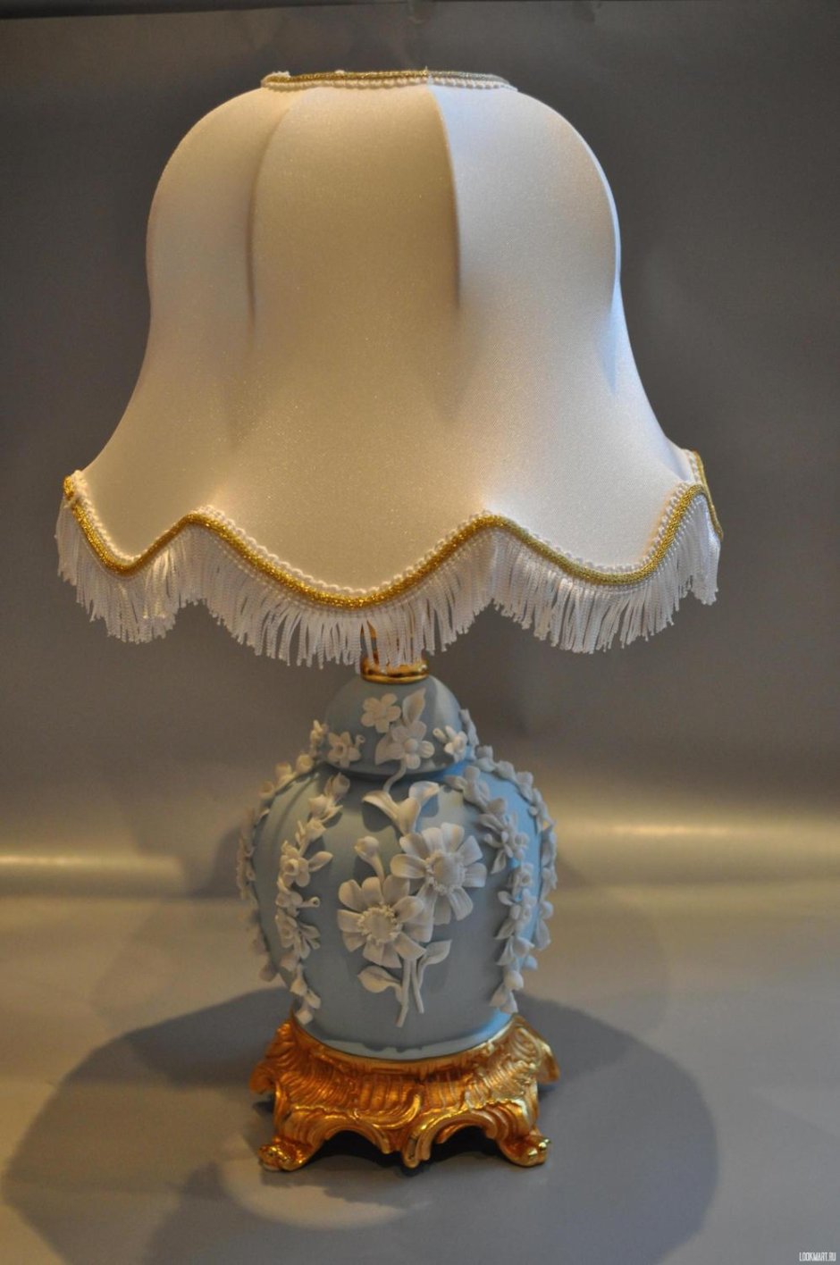 Vaughan Alba Alabaster Urn Table Lamp