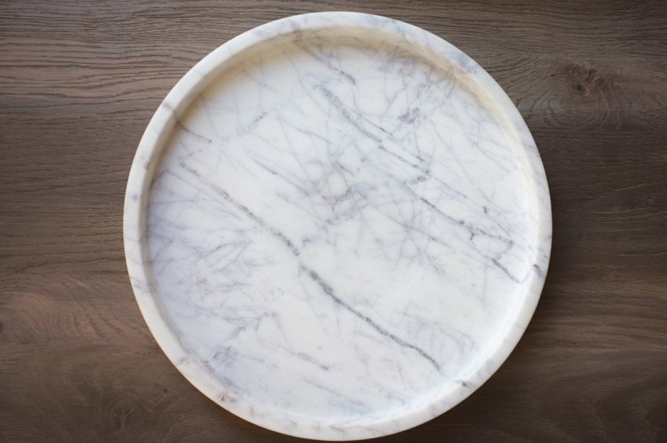 Черный поднос HM мраморный