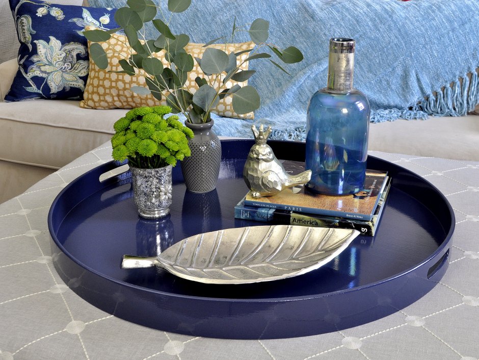 Поднос из камня для ванной комнаты