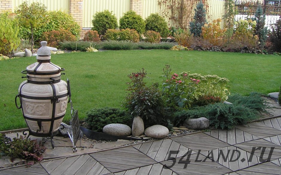 Тандыр в ландшафте