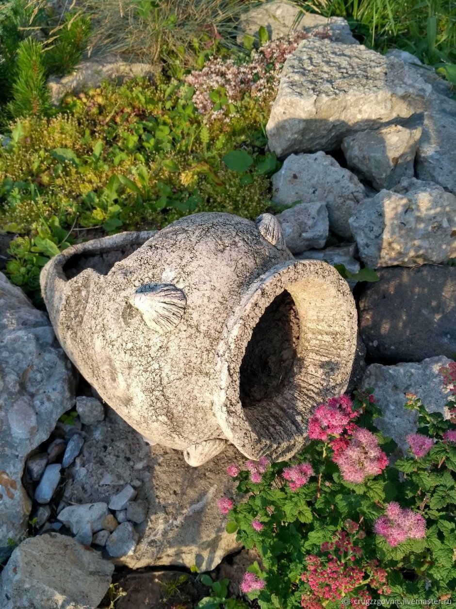 Амфора в ландшафтном дизайне