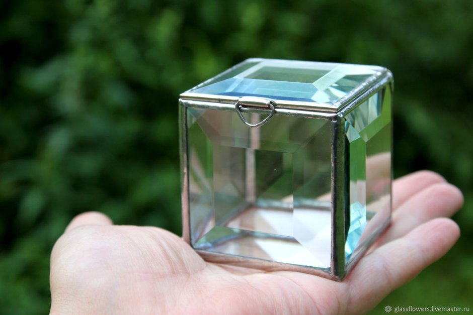 Коробочка для колец стекло