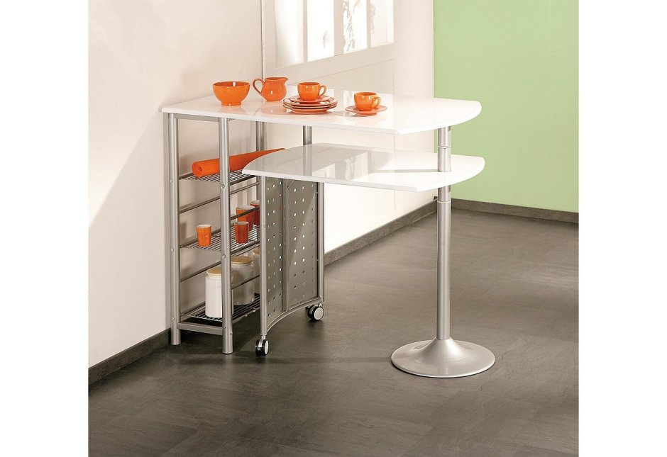 Кухонный стол полукруглый складной