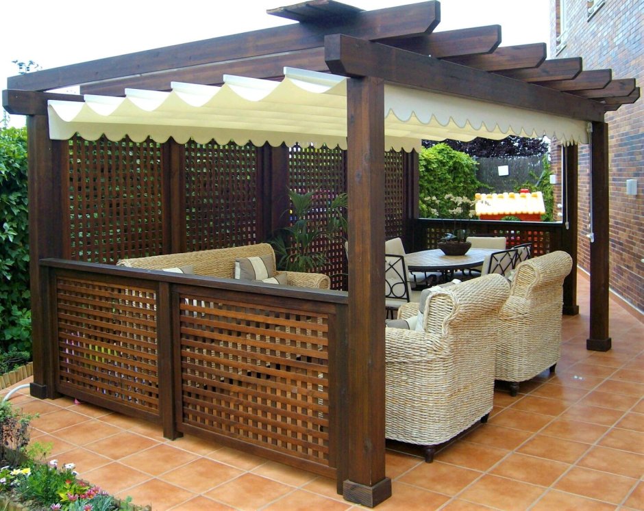 Беседка-пергола, (Мегаполис, 0416b)