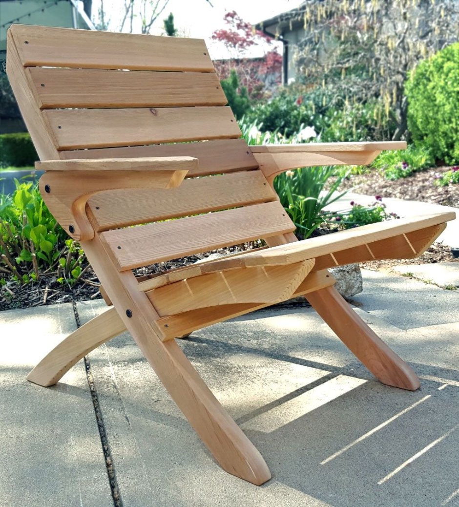 Садовый диван из дерева