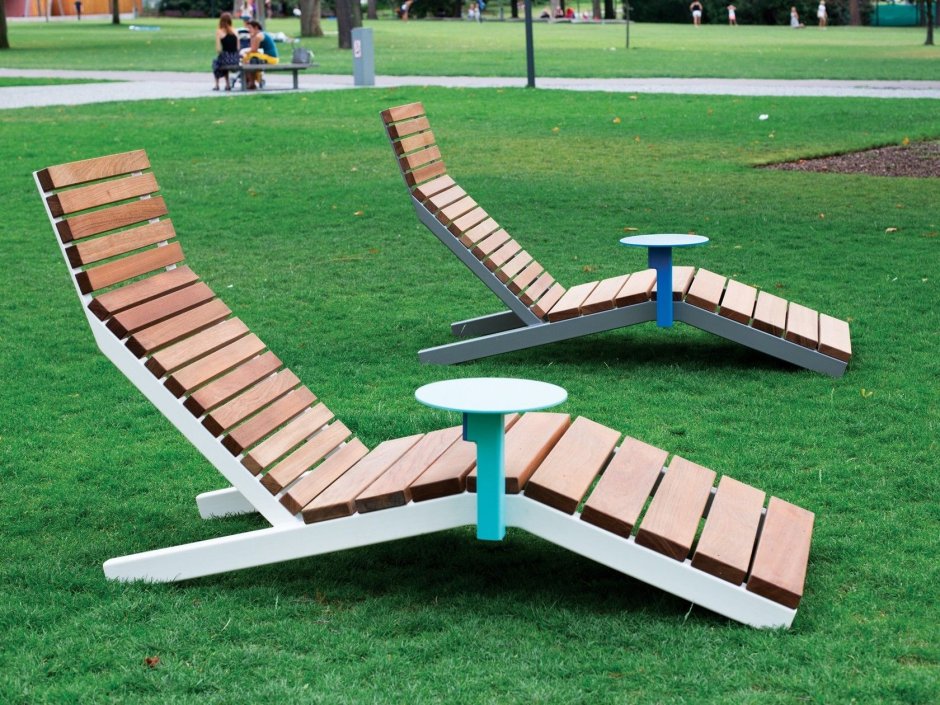 Кресло лежак Lounge Armchair DIY