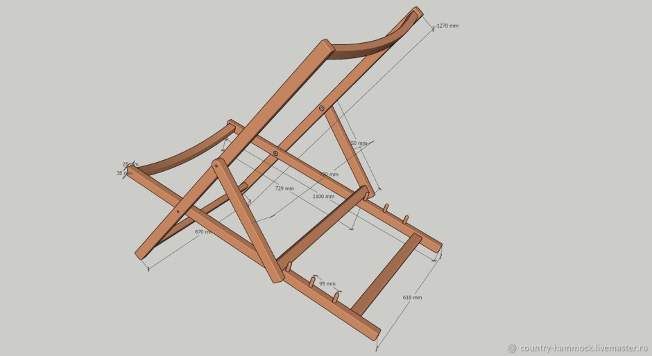Шезлонг FSC c012081
