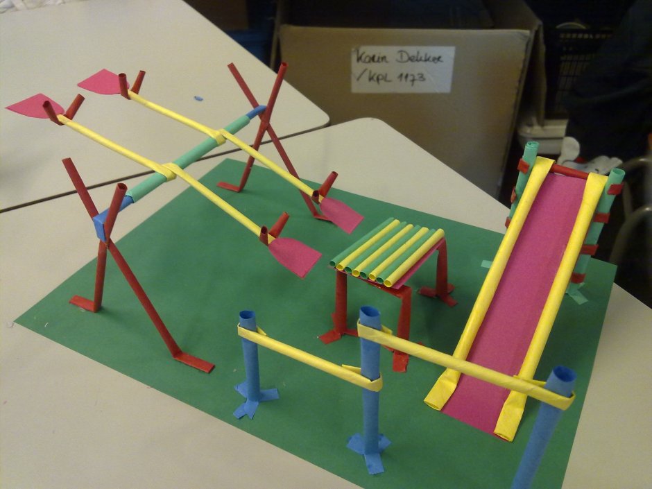 Поделка детская площадка