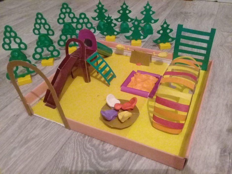 Макетирование детской площадки