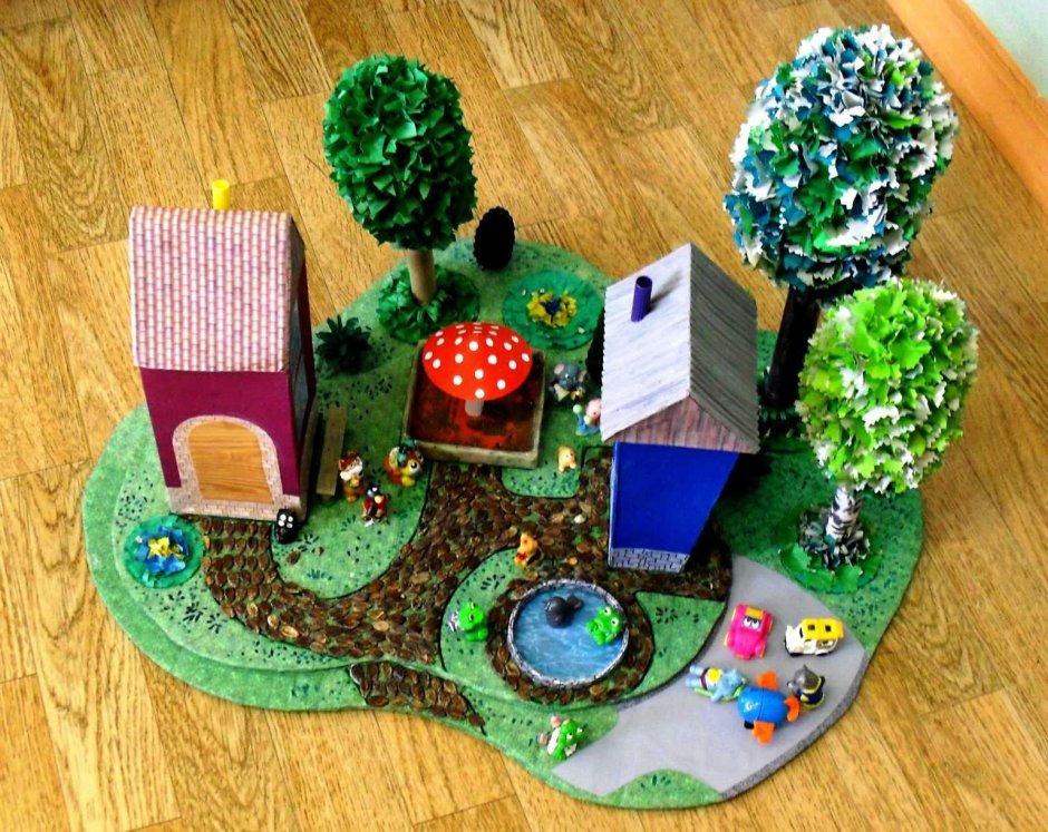 Ландшафтный макет для детского сада