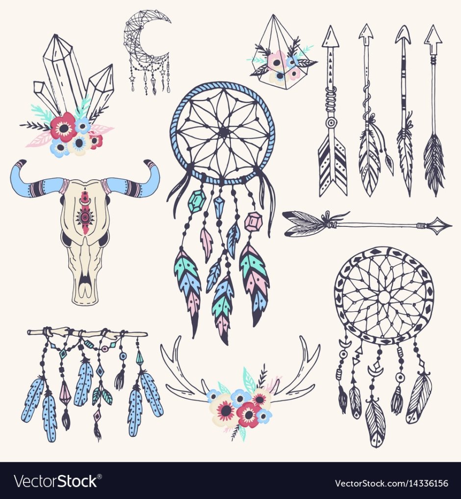 Рисунки в стиле бохо