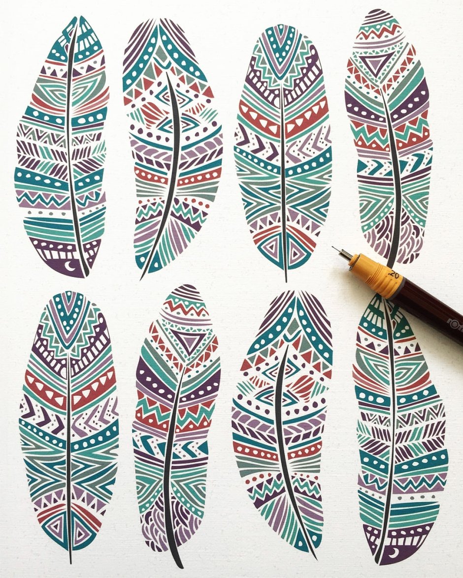 Бохо орнамент бесшовный