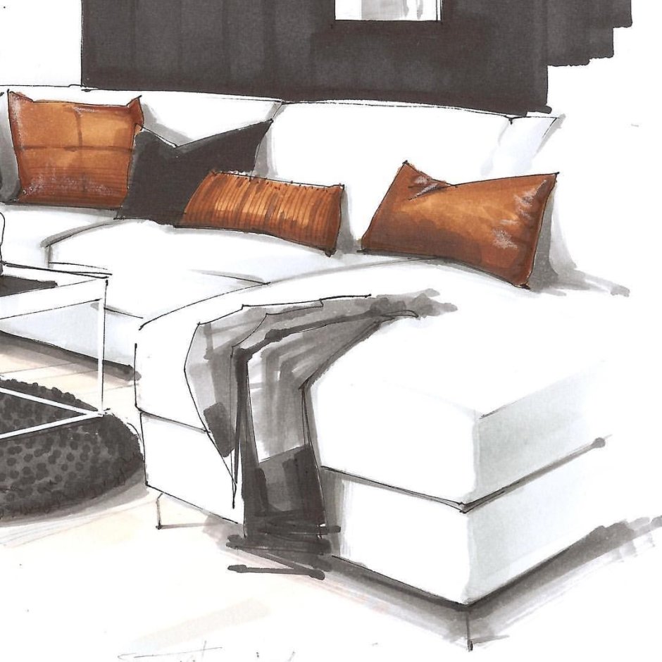 Бумажный диван