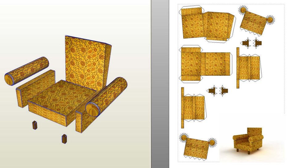 Мебель из гофрокартона
