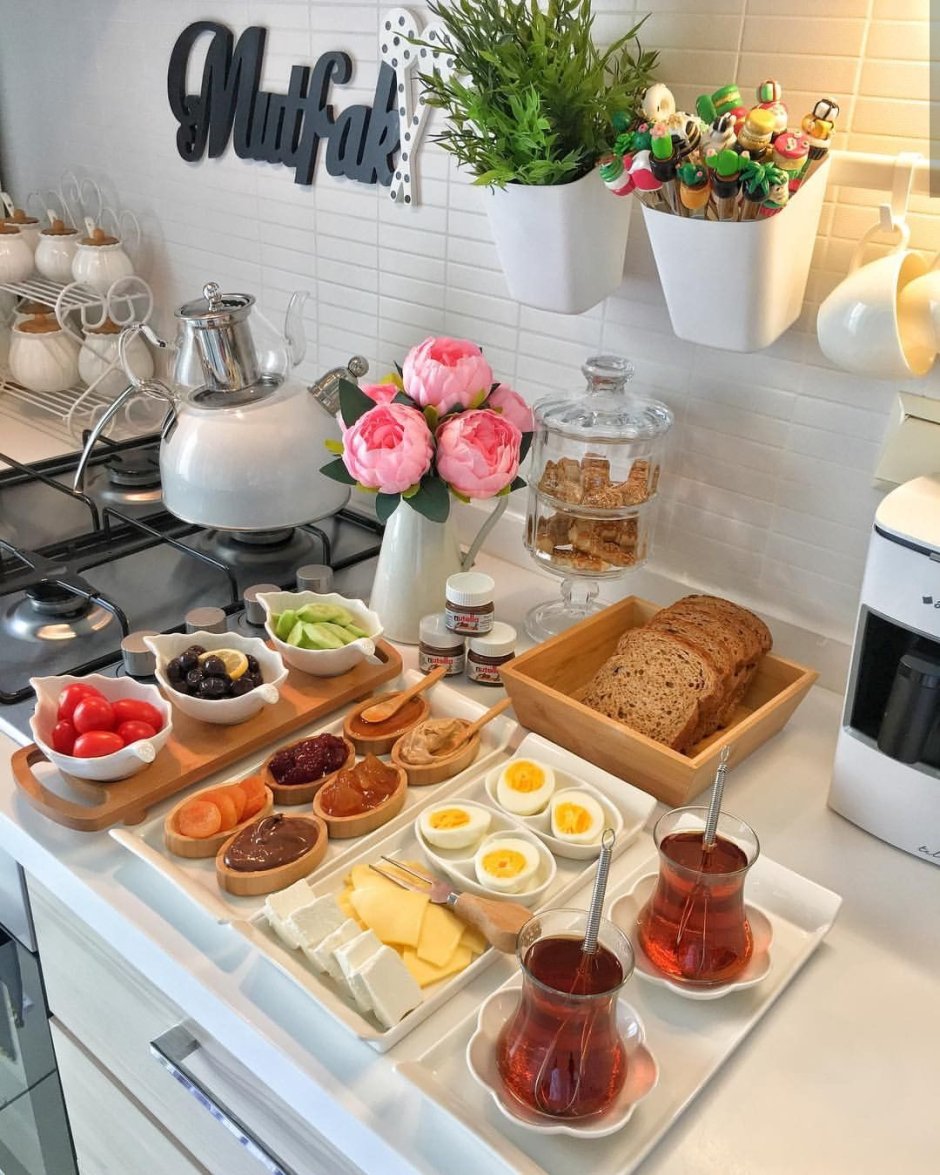 Сервировка стола для чаепития