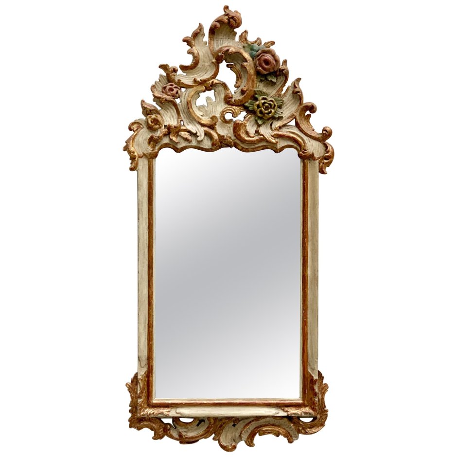 Зеркало рококо в интерьере
