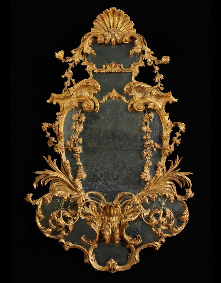 Зеркало рококо Шинуазри