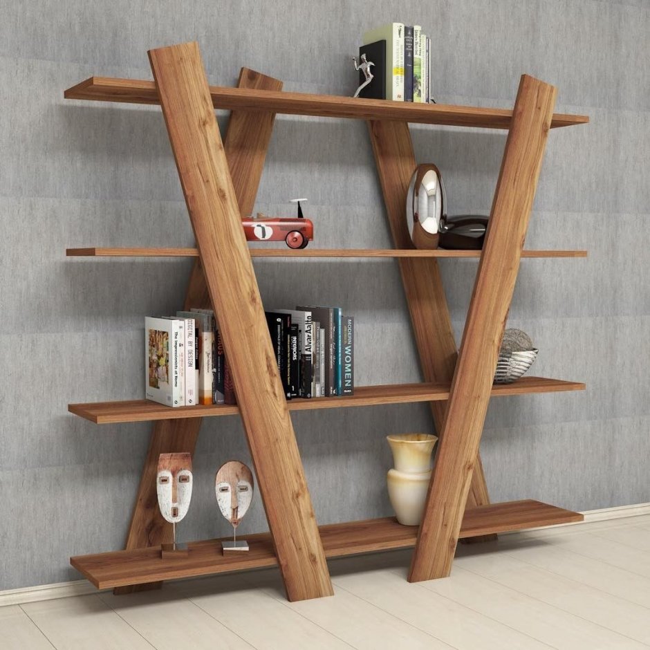 Шкаф из деревянных ящиков