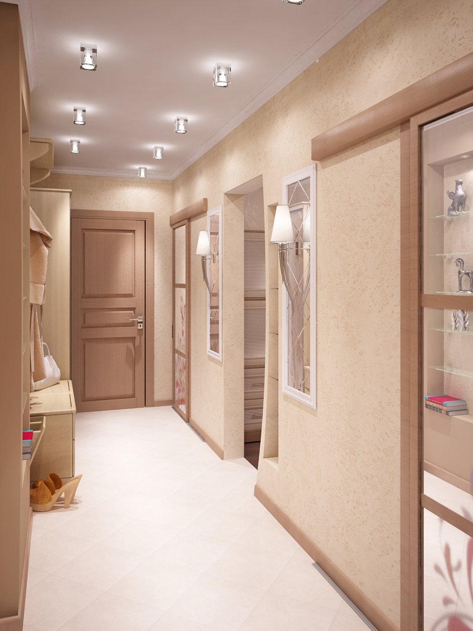 Бежевая прихожая