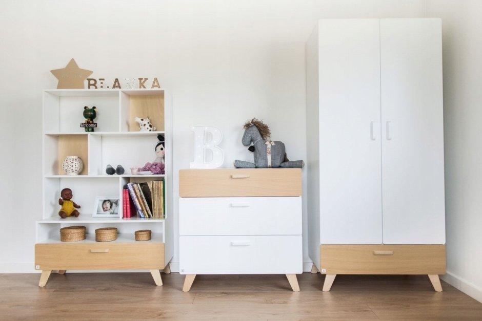 Детский шкаф в скандинавском стиле