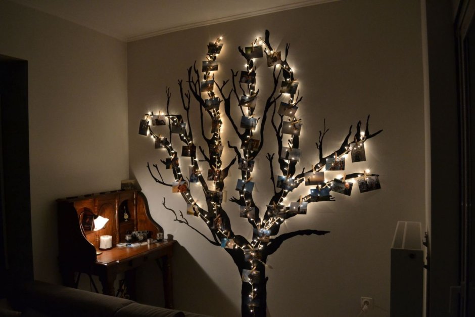 Декоративное дерево на стену