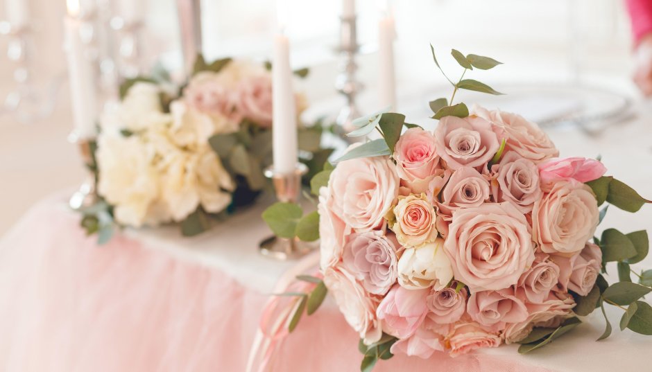 Букет невесты в нюдовых тонах