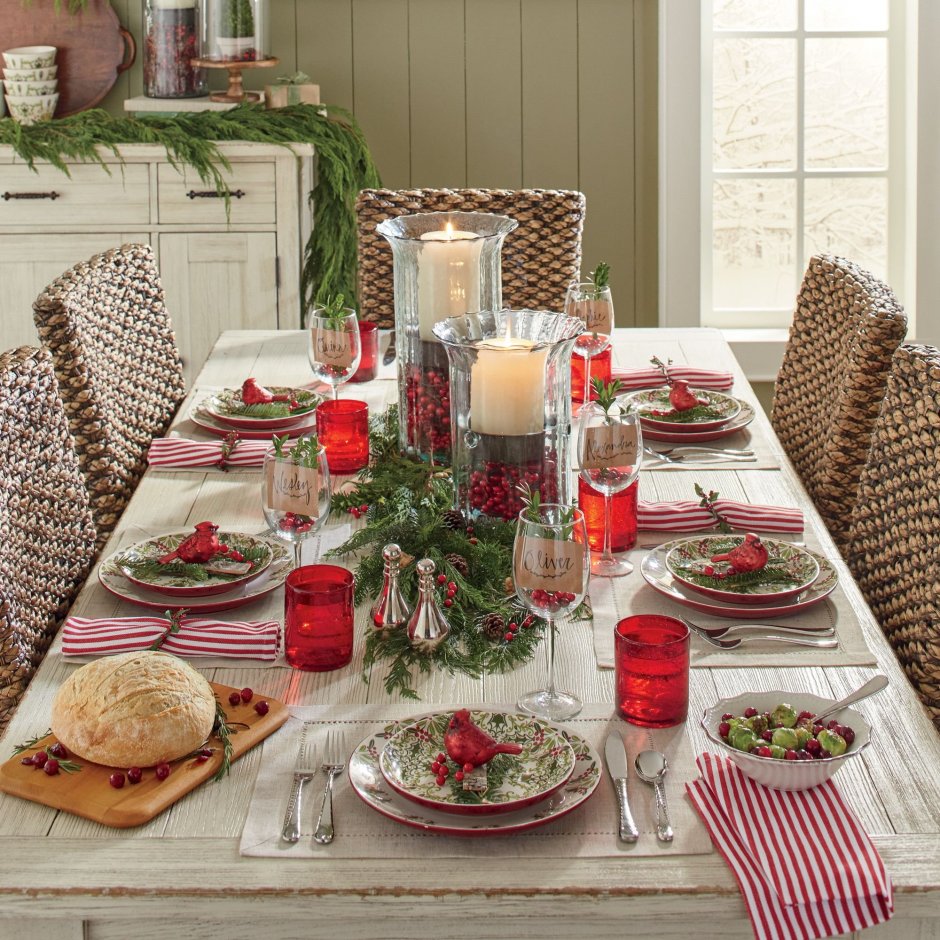 Сервировка кухонного стола