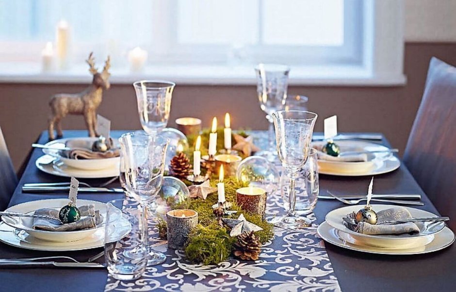 Сервировка обеденного стола