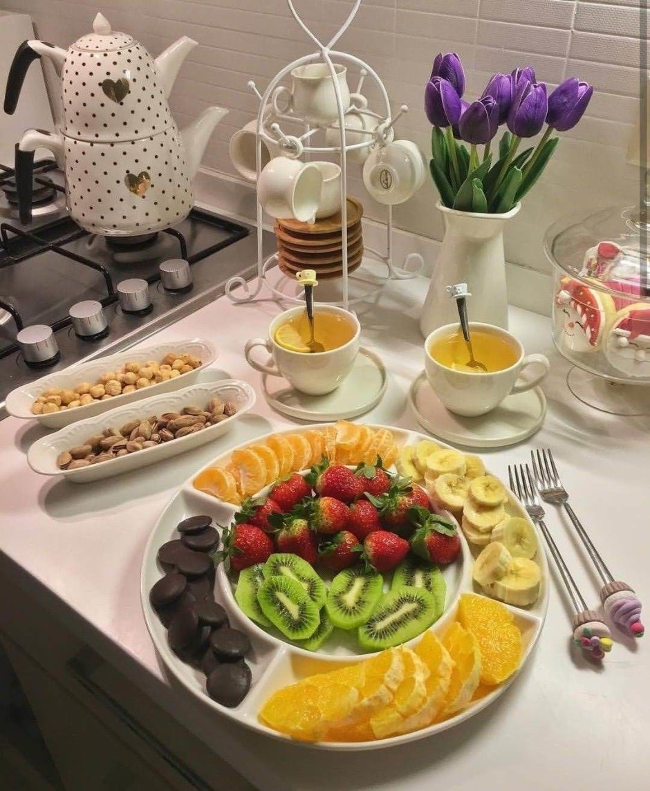 Красивая сервировка стола