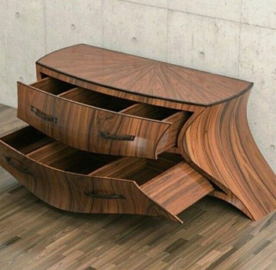 Необычная мебель из дерева