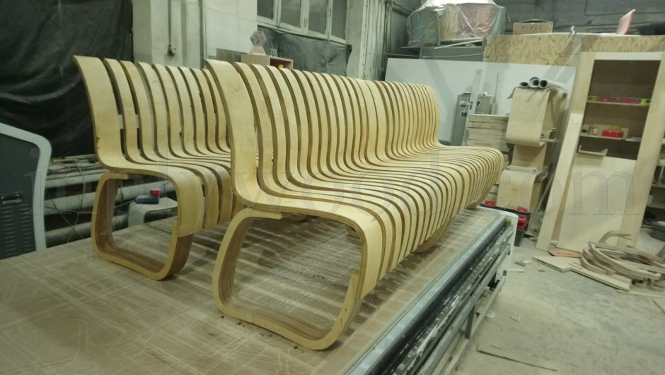 Изделия из гнутой фанеры